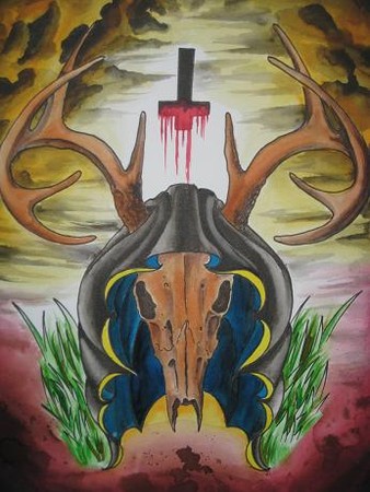 Art Galleries - Deer skull - 43095